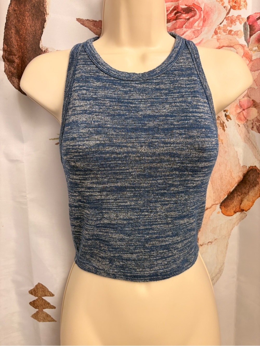 Small Wilfred Blue Cropped Tank